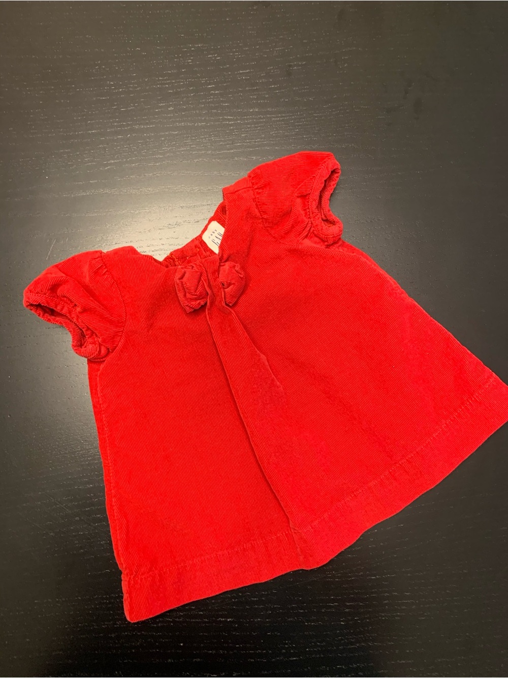 🧸 GAP 0-3m Red Short Sleeve Dress